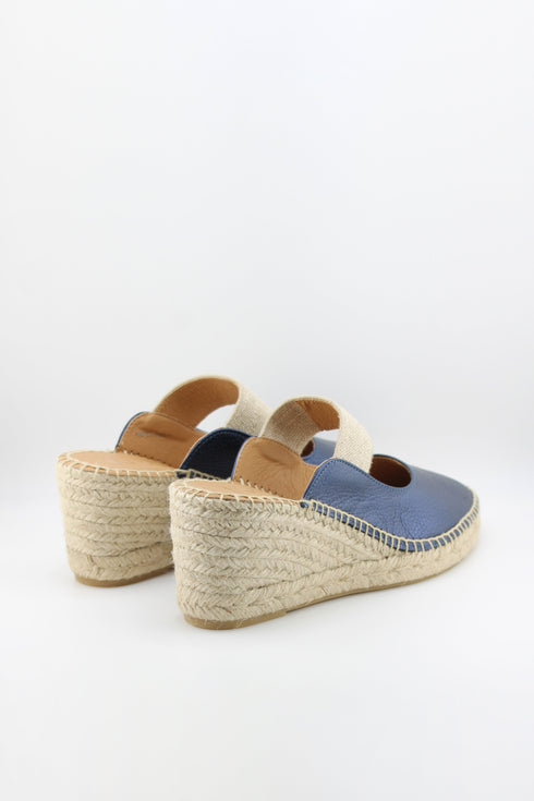 Jutelia Espadrille Wedge Mule Sandals